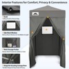 EAGLE PEAK 4x4 Pop Up Canopy, Flex Ultra Compact Portable Privacy Changing Room Photoshoots - 4 of 4
