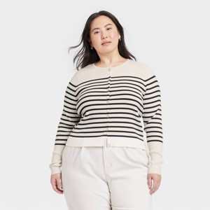 Women's Rib Cardigan - A New Day™ - 1 of 3