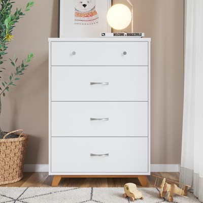 Child Craft SOHO 4 Drawer Chest for Nursery or Bedroom, Plenty of Storage, Anti-Tip Kit Included to Prevent Tipping, Non-Toxic, Baby Safe Finish