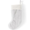Lands' End Faux Fur Stocking - 2 of 2