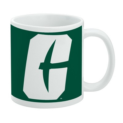 UNC Charlotte Primary Logo Ceramic Coffee Mug Novelty Gift Mugs for Coffee Tea and Hot Drinks 11oz White