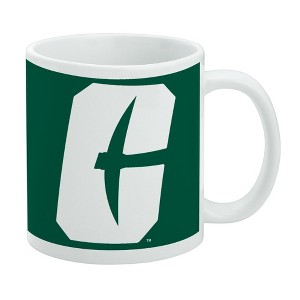 UNC Charlotte Primary Logo Ceramic Coffee Mug Novelty Gift Mugs for Coffee Tea and Hot Drinks 11oz White - 1 of 4