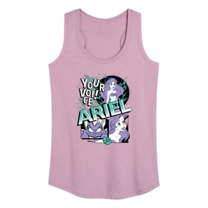Women's - Disney Princess - Ariel Pop Graphic Racerback Tank - 1 of 4