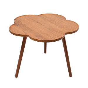 YIYIBYUS 23.6" Coffee Table Log Color Coffee Tables with Wood Legs for Living Room - 1 of 4