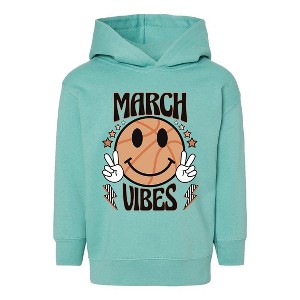The Juniper Shop March Vibes Basketball Toddler Graphic Hoodie - 1 of 3