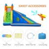 Tangkula Inflatable Water Park Bounce House Climbing Wall Splash Pool w/480W Blower - 3 of 4