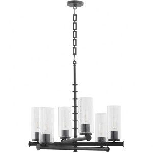 Quorum Lighting Mercier 6 - Light Chandelier in  Matte Black - 1 of 1