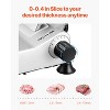 VEVOR Commercial Meat Slicer, 10 inch Electric Deli Food Slicer, 180W Meat Cutter with a Premium 65Mn Blade, 0-0.4 inch Adjustable Thickness, Silver - 4 of 4