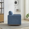 Small Swivel Accent Chair,30.7" Chenille Upholstered Club Chair with Cushion for Living Room or Bedroom-Baofuwish - 3 of 4