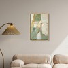 Art Remedy Sage Green Boho elegant abstract wall art Framed - 2 of 4
