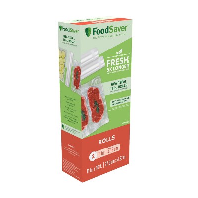 FoodSaver 2pk 11  x 16' Vacuum Seal Rolls