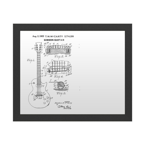 Trademark Fine Art Dry Erase Marker Board With Printed Artwork - Claire ...