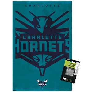 Trends International NBA Charlotte Hornets - Logo 25 Unframed Wall Poster Prints - 1 of 4