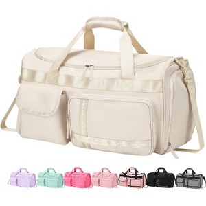 Gym Bag for Women Men Travel Duffle Bag Large Capacity Carry On Weekender Overnight Bag With Shoe Compartment - 1 of 4