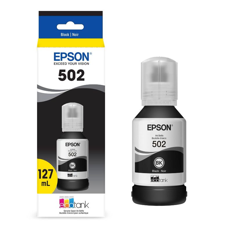 Epson 502 Single Ink Bottle - Black (T502120-CP), 5 of 9