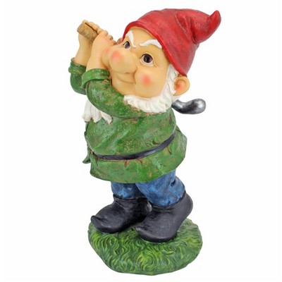 Design Toscano Bogey Burt Garden Gnome Statue