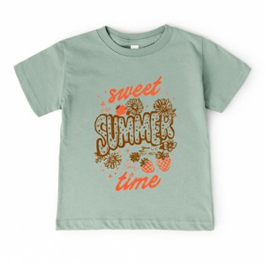 The Juniper Shop Sweet Summer Time Strawberry Toddler Short Sleeve Tee - 1 of 4