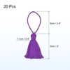 Unique Bargains Cotton Mini Hanging Loop DIY Functional Bookmark Tassels 20 Pcs - 2 of 4
