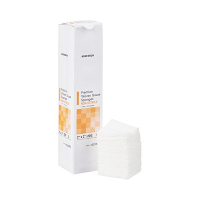 Mckesson Premium Woven Gauze Sponges, 12-ply : Target