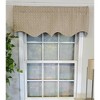 RLF Home Oliver Regal 3" Rod Pocket Lining Luxurious and Elegant Window Treatment Valance 50" x 17" Taupe - 2 of 4