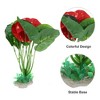 Unique Bargains Fish Tank Aquarium Decorations Plants Mini Aquarium Decorations PVC Plants for Aquarium Decorations Red 9.06" 1pcs - 3 of 4
