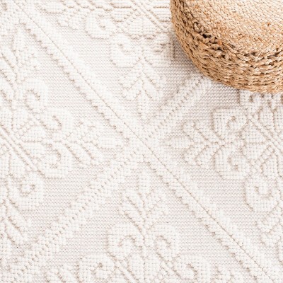 Vermont VRM306 Hand Woven Indoor Area Rug - Ivory - 8'x10' - Safavieh.