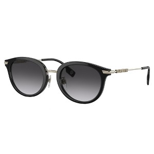 Burberry KELSEY BE 4398D 30018G Womens Phantos Sunglasses Black 50mm - 1 of 3
