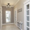 Costway 3-Light Semi Flush Mount Ceiling Light Fixture Vintage Clear Glass Pendant Lamp - 2 of 4