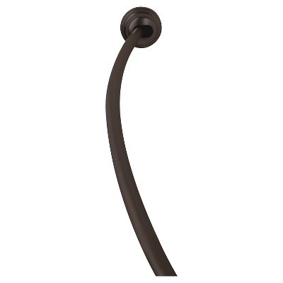 50 To 72 Neverrust Rustproof Adjustable Tension Curved Shower Rod - Zenna  Home : Target