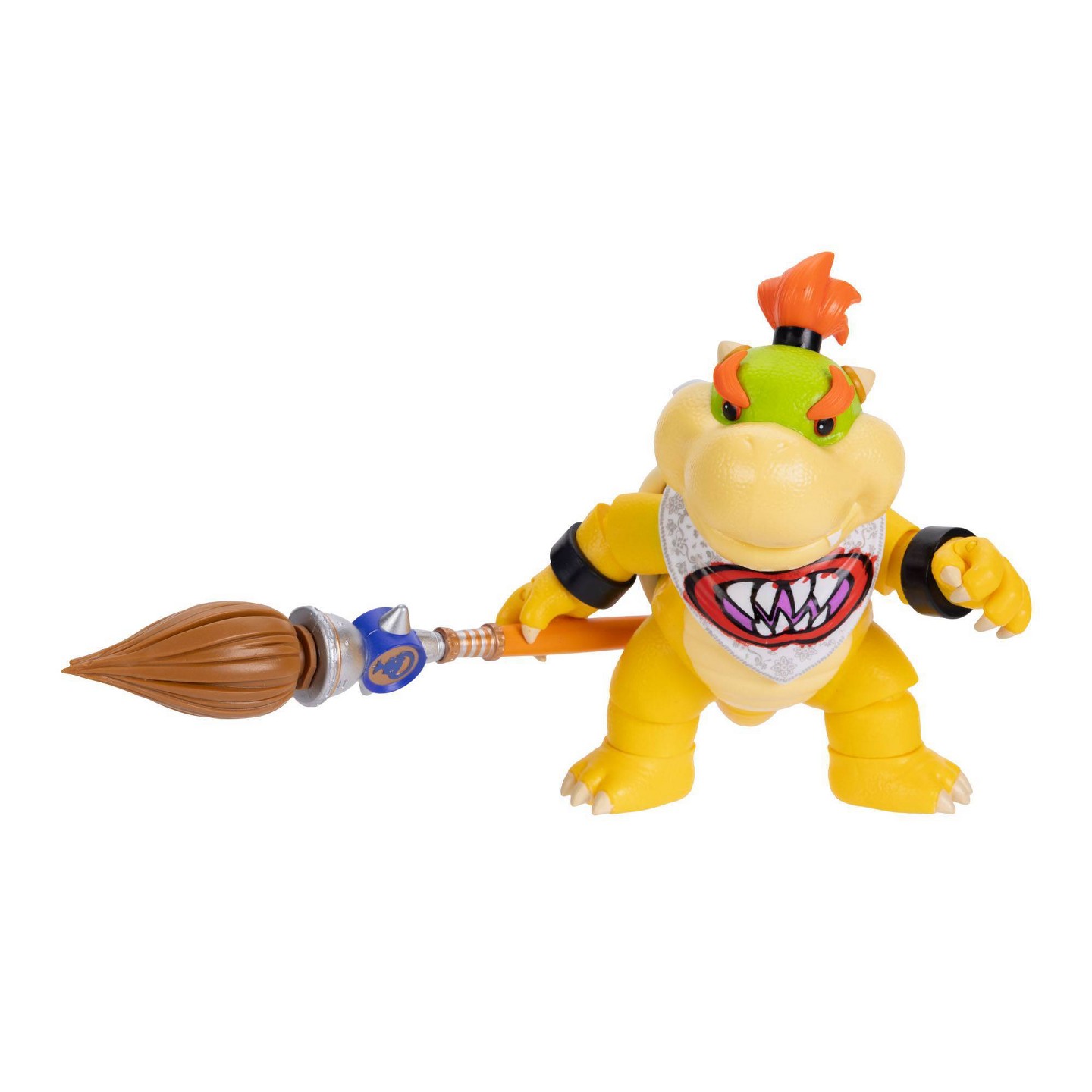 Детские фигурки Nintendo The Super Mario Galaxy Movie - 5” Figure Series – Bowser Jr. Figure with Paint Brush Accessory — фото 5