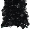 vidaXL Pop-up Christmas Tree Black PET - 6 x 1 ft - 3 of 4