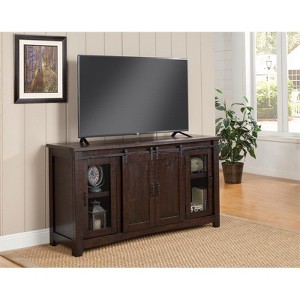 Durango 65" Solid Wood TV Stand Espresso Finish - Martin Svensson Home - 1 of 4