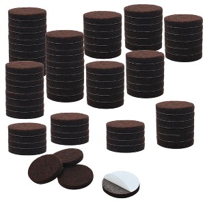 Unique Bargains Felt Self-stick Non-slip Anti-scratch Furniture Floor Pads 80 Pcs - 1 of 3