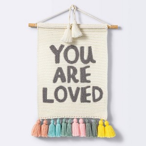 You are Loved Fiber Wall Art - Cloud Island™ - 1 of 4