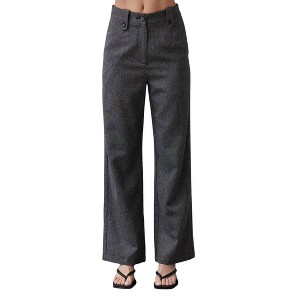 Women's Clara Wool-blend Trouser - CRESCENT - 1 of 4