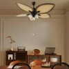 YIYIBYUS 52In 5-Blade Palm Island Bronze Tropical Reversible Ceiling Fan with Remote - 2 of 4