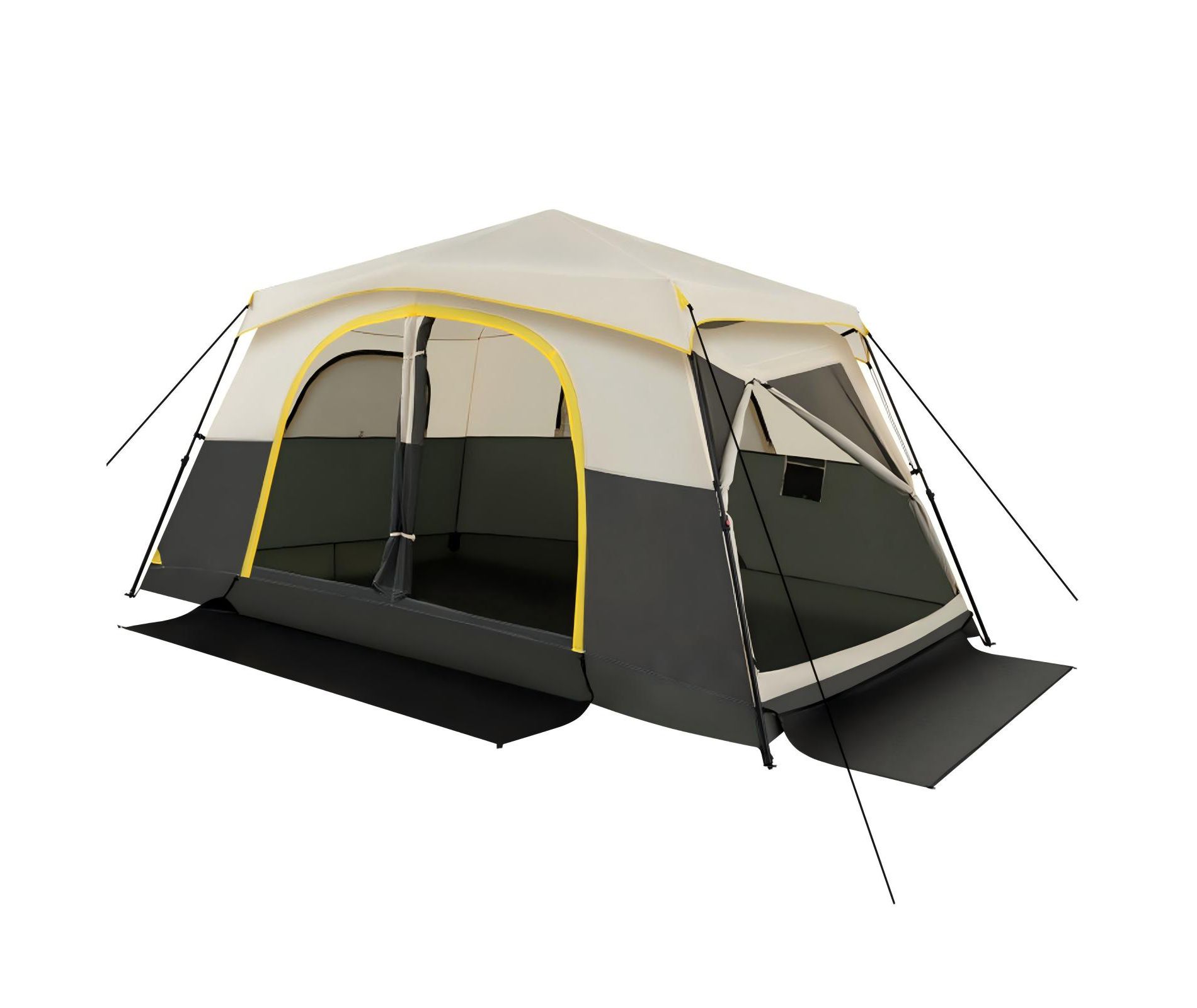 10 Person Family Cabin Camping Tent with Rainfly Portable 13 x 9 Ft