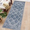Area Rugs Machine Washable Rugs for Living Room Bedroom, Vintage Boho Non Slip Soft Accent Distressed Print Thin Carpet - 3 of 4
