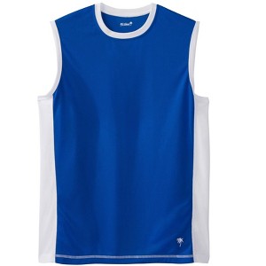 KingSize Men's Big & Tall Cling-Free Swim Muscle Tank - 1 of 4