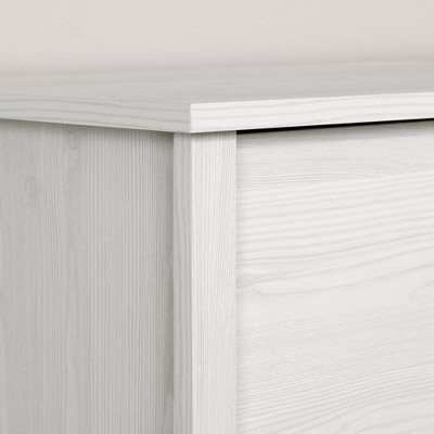 White Pine Farmhouse Double Dresser with Metal Handles
