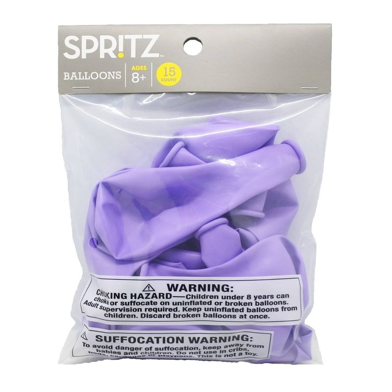 15ct Lavender Balloons - Spritz&#8482;, 1 of 5