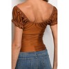 Women's Crop Top with Puff Sleeve - ONEBYONE Clothing Co. - 2 of 2