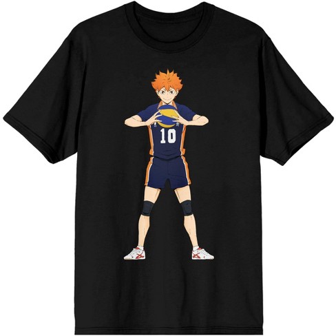 Haikyuu Shoyo Volleyball Team Men's Black T-shirt : Target