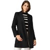 INSPIRE CHIC Women's Regular Fit Notched Lapel Long Sleeve Buttoned Classic Coat - 2 of 4