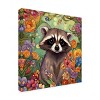 Trademark Fine Art - Tina Lavoie Shy Little Baby Raccoon Canvas Art - 4 of 4