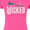 Women's - Wicked - Wand And Broomstick Logo Fitted Graphic T-Shirt - 2 of 3