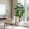 Faux Floor Plants, Home Office Fake Tree with Decorative Planter, Artificial Scindapsus Aureus Trees Decor Plant - 2 of 4