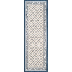 Courtyard CY7427 Power Loomed Indoor/Outdoor Area Rug  - Safavieh - 1 of 3