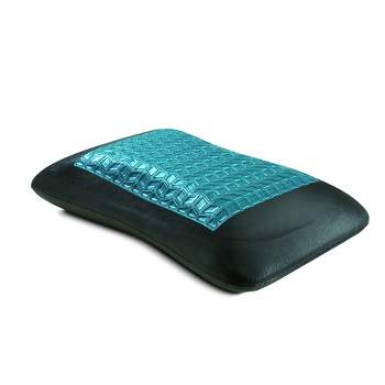Dr. Pillow CHARCOALED MEMORY PILLOW WITH COOLING GEL LAYER, Blue