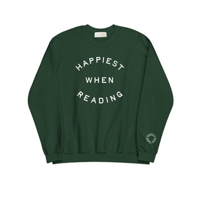 Happiest When Reading Sweatshirt - XL